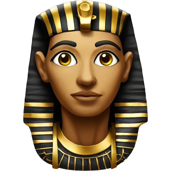 Egyptian emoji as a sculpture emoji