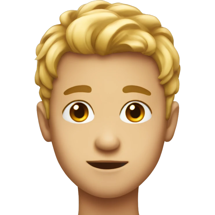 Pretty boy face emoji