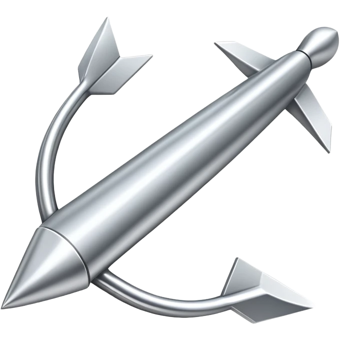 silver arrow emoji