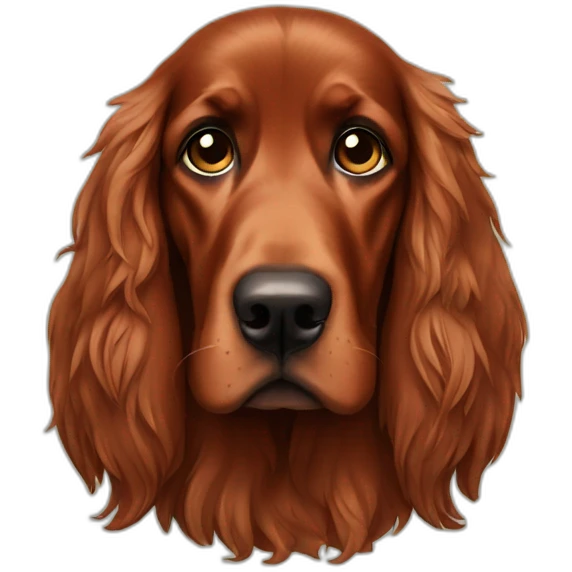 irish setter sad emoji