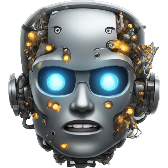 robot mind explosion emoji