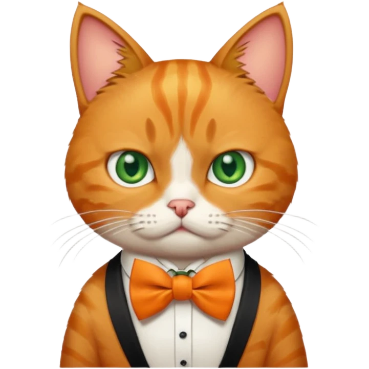 comic style cat hates monday emoji