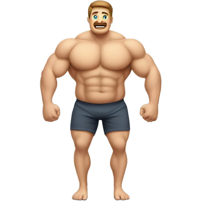 Homme musculation poids emoji