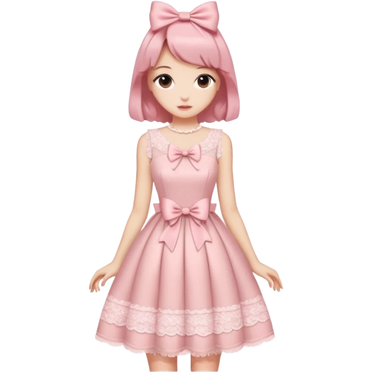 Coquette aesthetic pink emoji