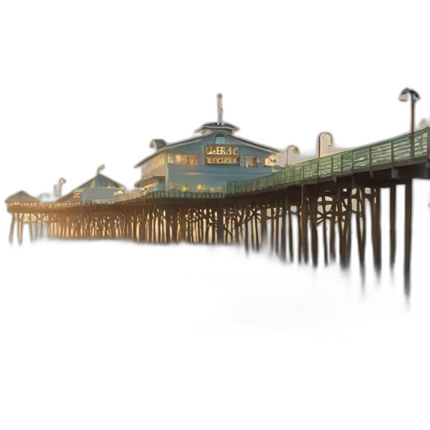 Santa Monica pier emoji