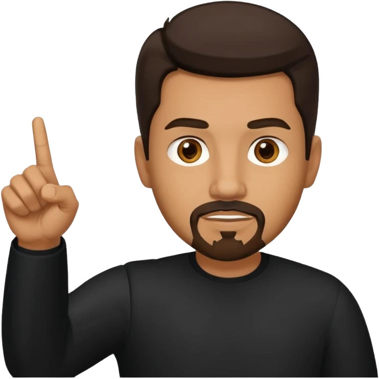 Guy pointing at camera emoji