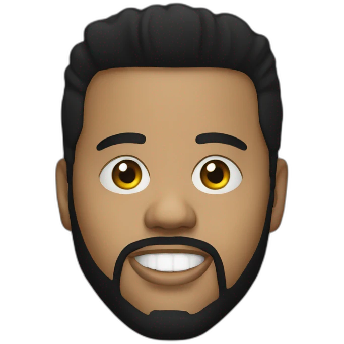 the weeknd face emoji