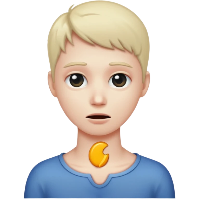 Hole in a person neck  emoji