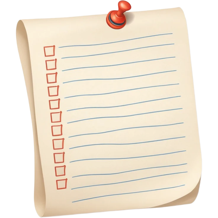 never-ending twisting to-do list paper packed with small checkboxes curling dramatically emoji