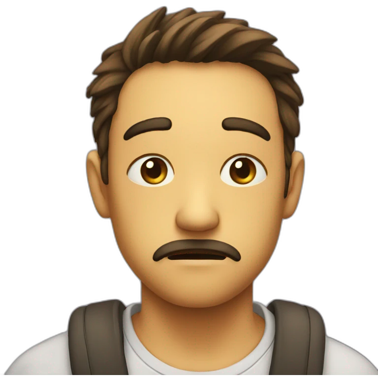 sad face emoji