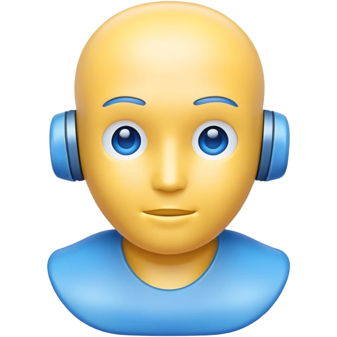 blue test dummy emoji
