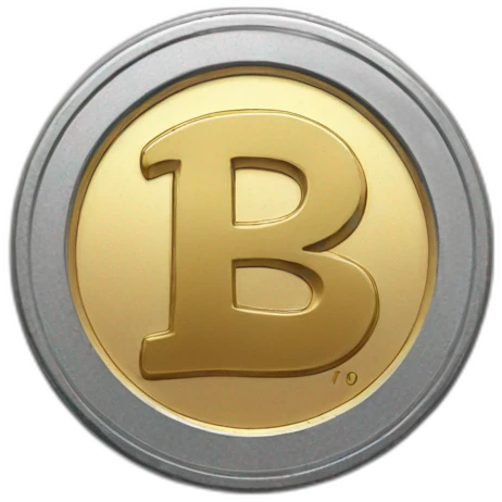 holo coin with P symbol emoji