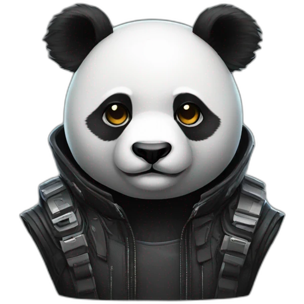 cyberpunk panda emoji