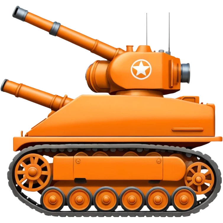 orange army tanks emoji