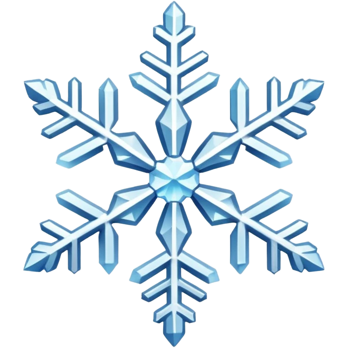give me a aesthetic snow flake emoji