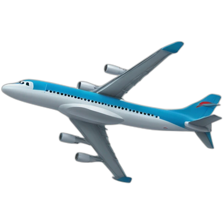 Avion vers tours jumelles emoji