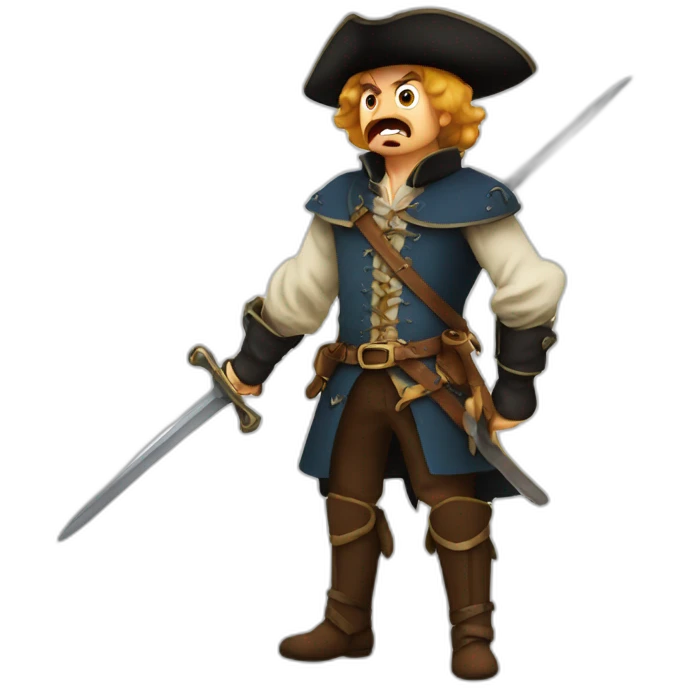 angry musketeer emoji