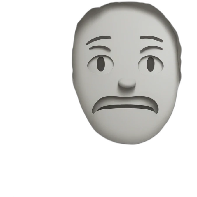 art printed an paper emoji