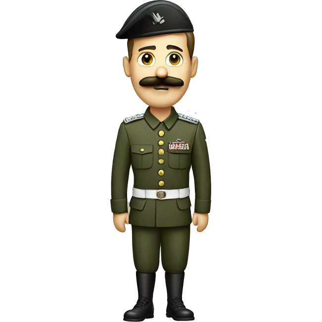 Militar Guy with moustach  emoji