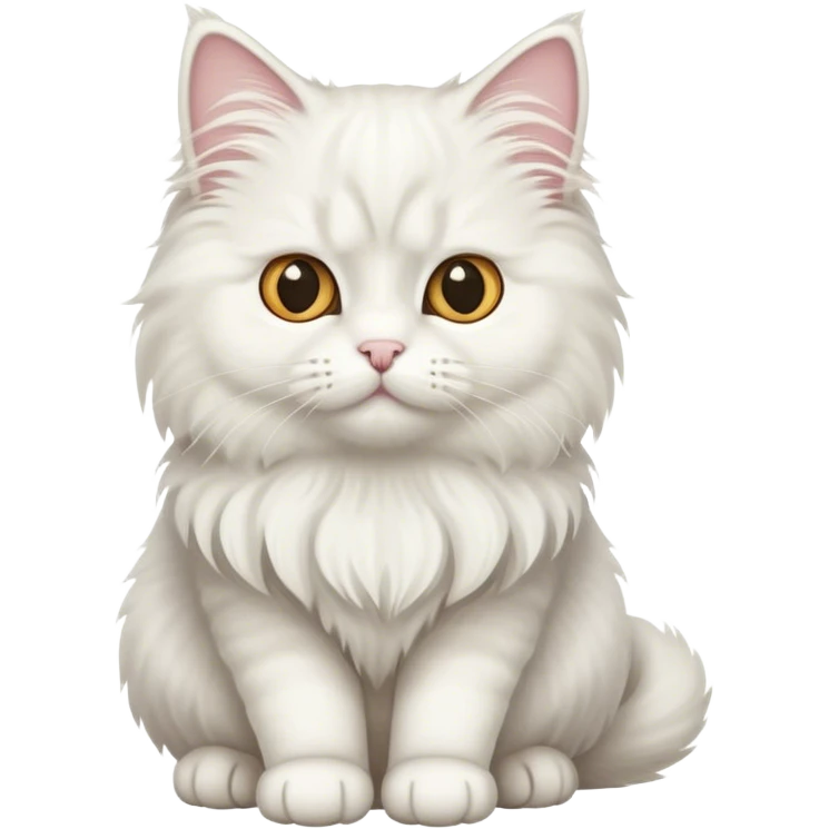 White Scotland cat emoji