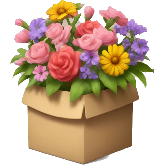 flowers in a hat box latona emoji
