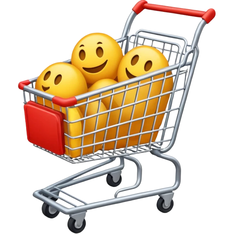 shopping cart emoji