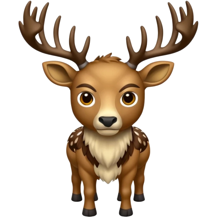 crea una mascota de equipo que sea un venado de cuerpo completo y lleve un chaleco con el nombre de telamon que en el chaleco diga telamon emoji