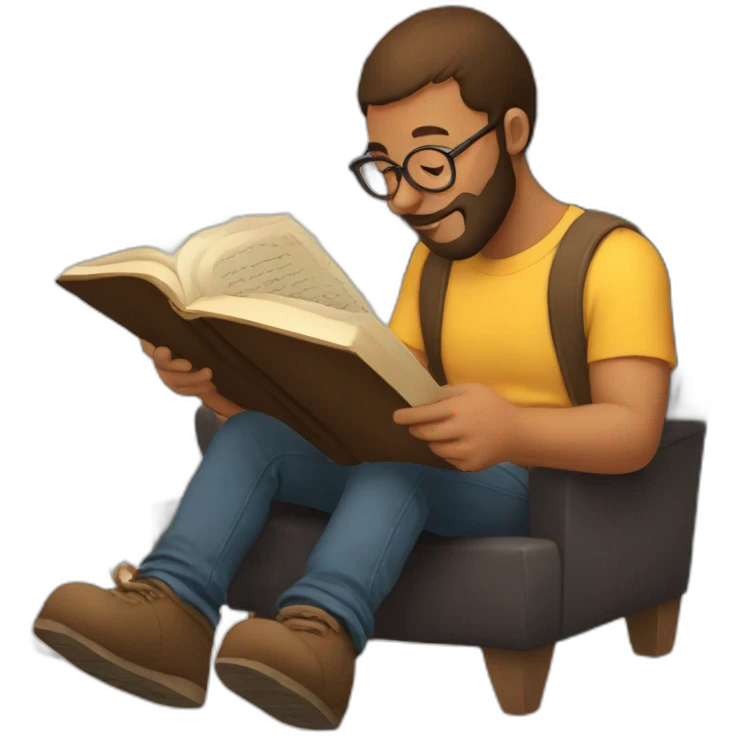 reading a book emoji