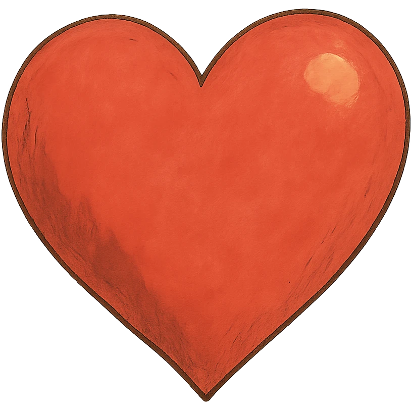 heart symbol in ghibli style emoji