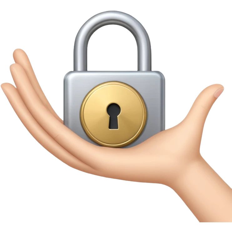 a hand waving, clutching a small VPN padlock emoji