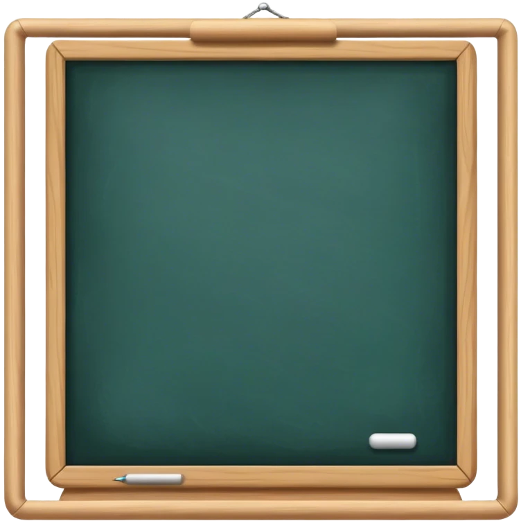 big blank chalkboard emoji