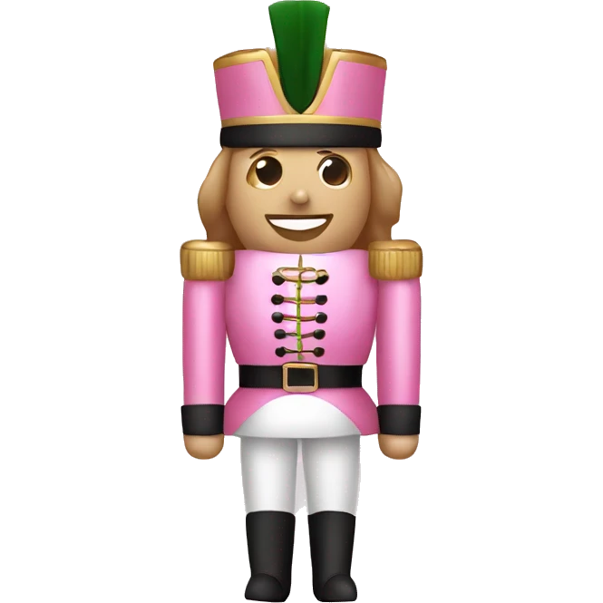 nutcracker christmas pink  emoji