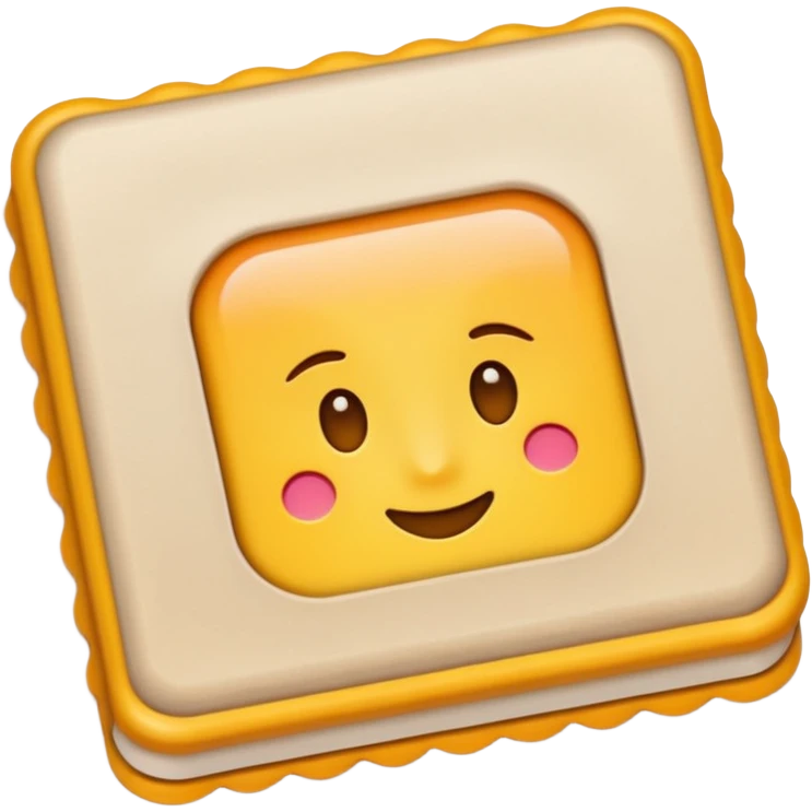 small rectangle stamp with perforated edges, slightly curled corners, subtle paper texture, simple colorful abstract or emblematic design centered on light background, soft lighting, subtle shadows, emoji scale emoji