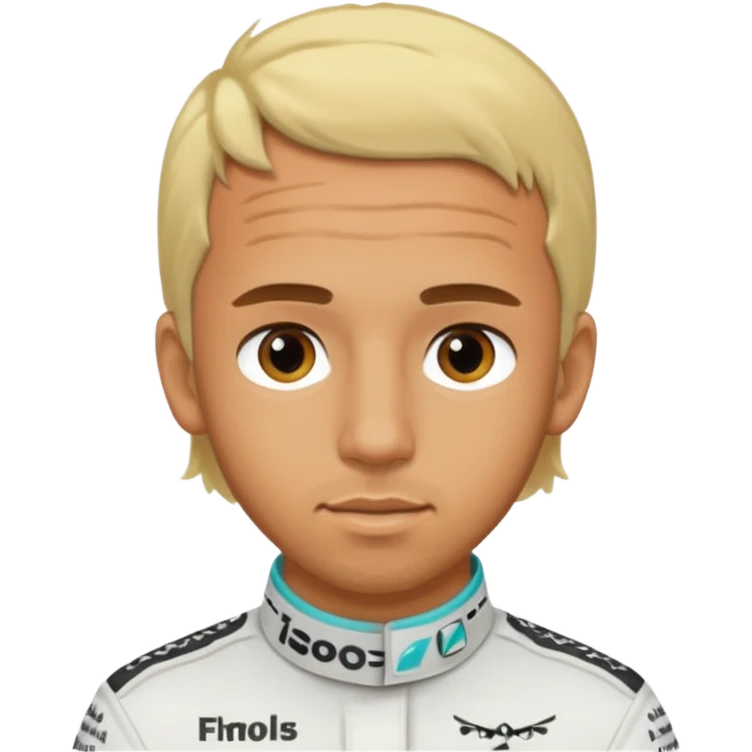 lewis hamilton blonde hair emoji