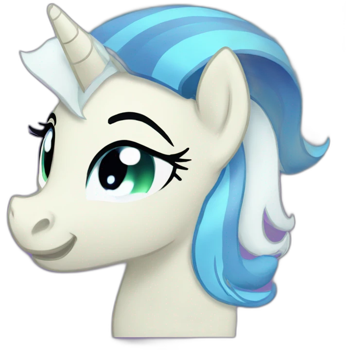 Rarity from my little pony emoji