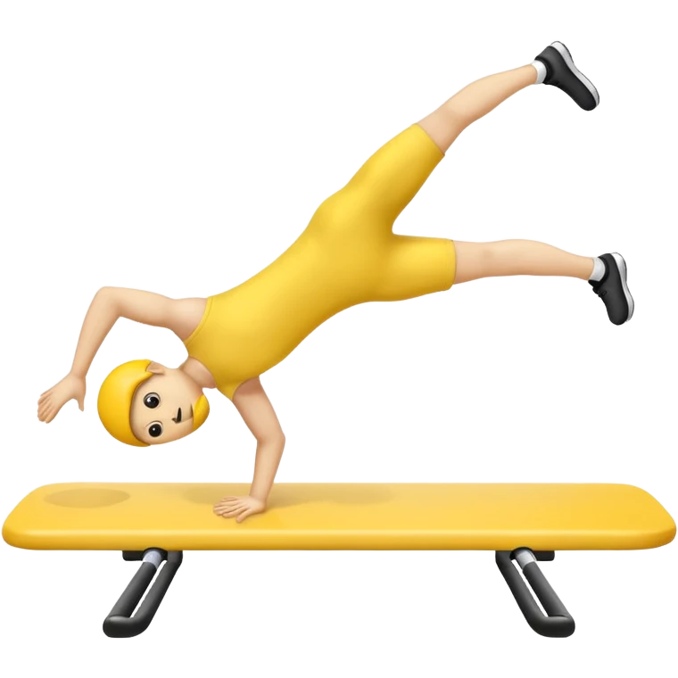 Create an emoji doing calisthenics planche emoji