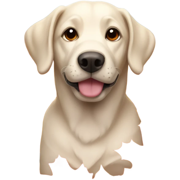 dog among autumn leaves emoji
