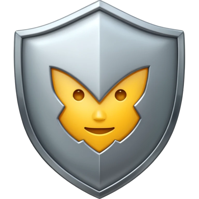 metal shield polished emoji