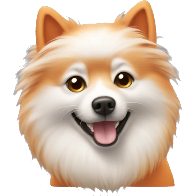 Orange spitz emoji