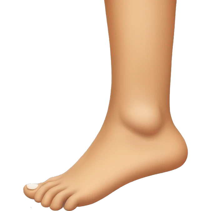 Hot girl looking at her foot emoji