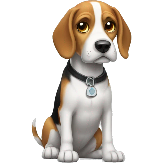 Un beagle emoji