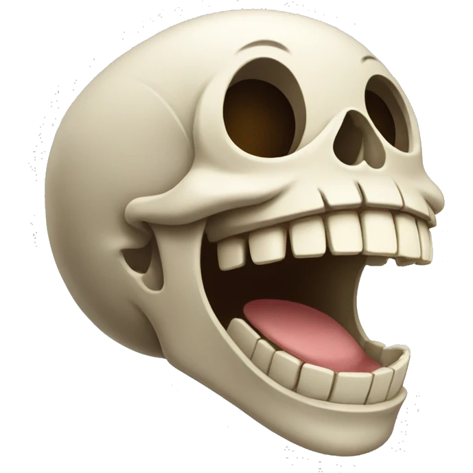 skull laughing emoji