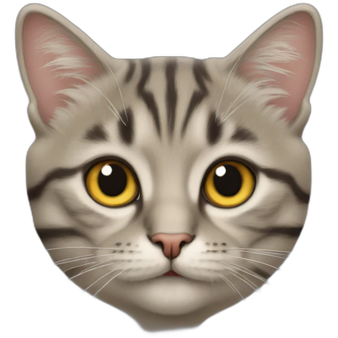 Trou du sur un chat emoji