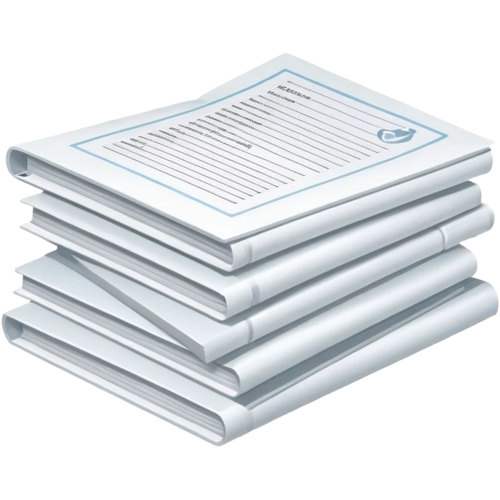 big Pile of patent papers emoji