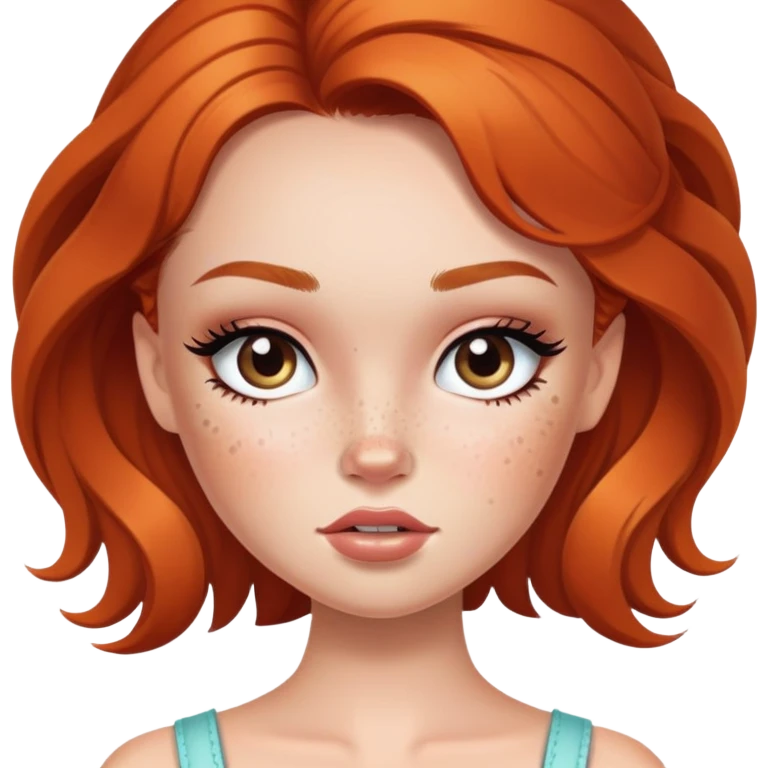freckles, pretty bratz baddie emoji
