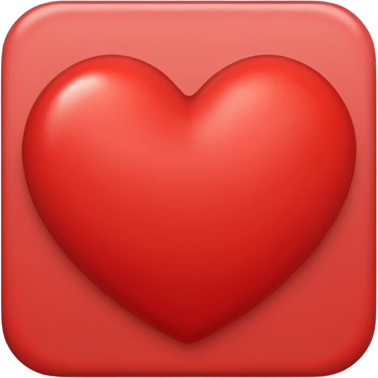 Static heart emoji