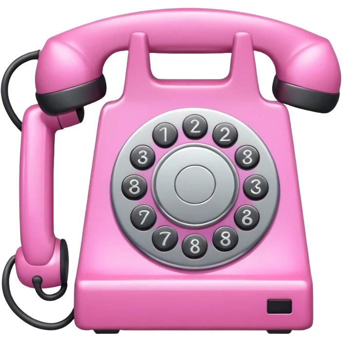 pink callphone setting gear emoji
