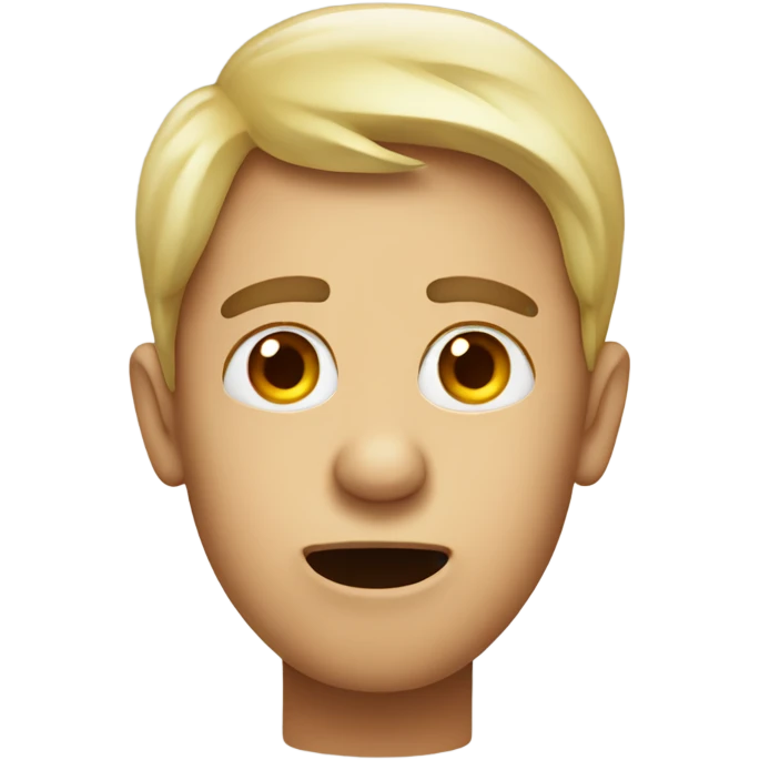 someone with a very dry mouth emoji