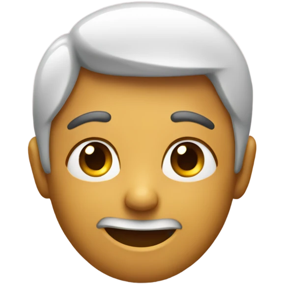 Happy but sad emoji