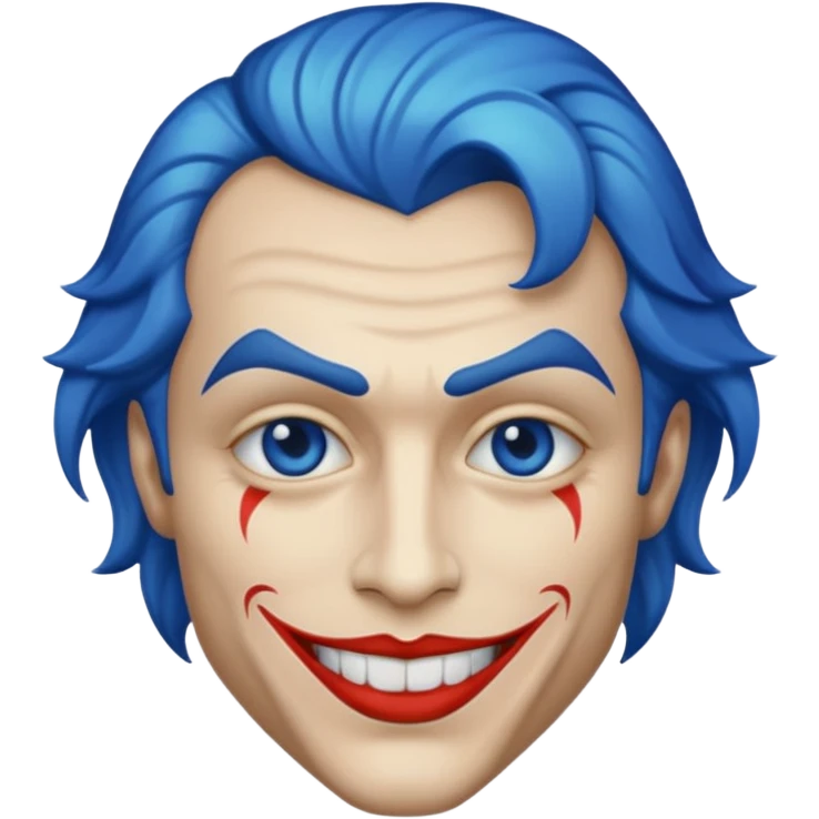 Glitter Blue coringa emoji